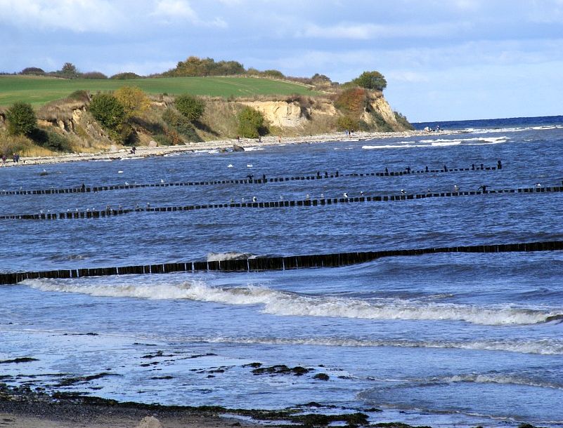 Wohlenberger Wiek: Blick zur Steilküste Ostseebad Boltenhagen